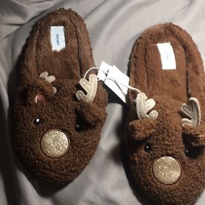 Old Navy Reindeer Slippers!